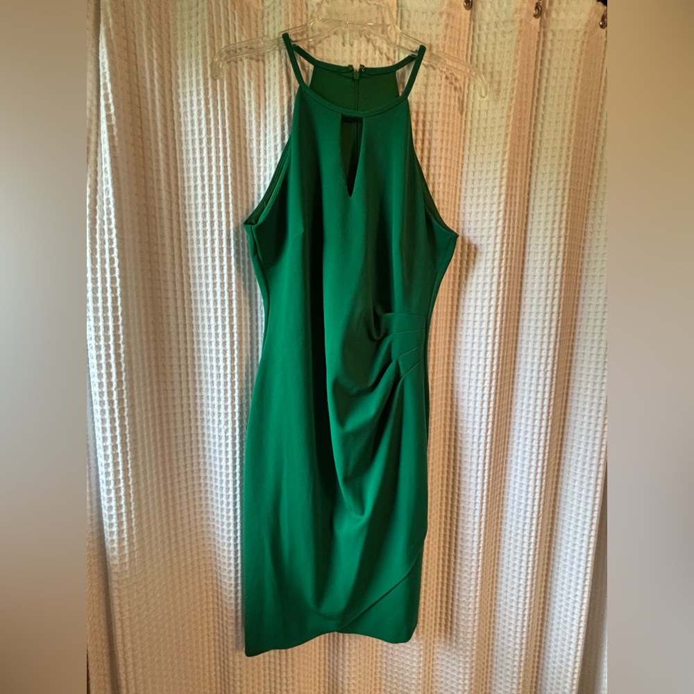 Guess Green Halter Midi Dress
